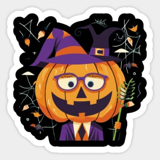 Dwight Pumpkin Sticker